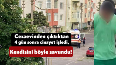 Kocaeli'nin Gölcük ilçesinde cezaevinden çıktıktan 4 gün sonra kendisine 13