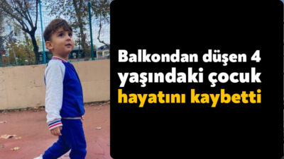 Kocaeli'nin Körfez ilçesinde 4 yaşındaki Yağız Alp, balkondan düşerek hayatını