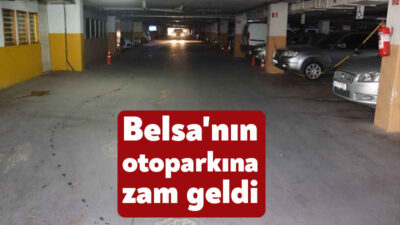Kocaeli’de Belsa Plaza’nın otoparkına zam geldi. Yapılan zamla birlikte bir