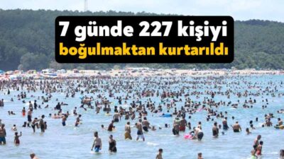 Kocaeli Büyükşehir Belediyesi'ne bağlı KOSKEM ekipleri geçtiğimiz hafta sahillerde 227