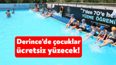 Derince Belediyesi'nde 7-14 yaş arasındaki çocuklar için yapılacak olan ücretsiz