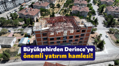 Kocaeli Büyükşehir Belediyesi tarafından Derince’ye yapılan Cemevi inşaatının yüzde 40’ı