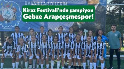 Körfez Belediyesi tarafından düzenlenmekte olan Kiraz Festivali’nde U13 Dostluk Futbol