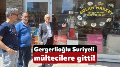 DEM Parti Kocaeli Milletvekili Ömer Faruk Gergerlioğlu Derince’deki Suriyelileri ziyaret