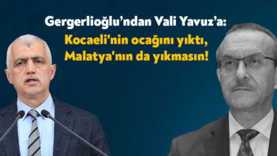 DEM Parti Kocaeli Milletvekili Ömer Faruk Gergerlioğlu, Kocaeli'den Malatya'ya atanan