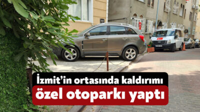  İzmit Tepecik Mahallesi’nde yaşayan vatandaşlar, Kemal Öz Sokak’ta yaşanan usulsüzlüğe