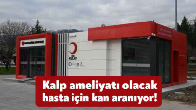 Kocaeli Üniversitesi Hastanesi’nde kalp ameliyatı olacak bir hasta için 12