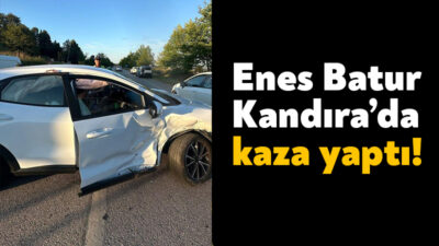 Ünlü YouTuber Enes Batur ve Zelal Işıl Özdemir Kandıra’da kaza