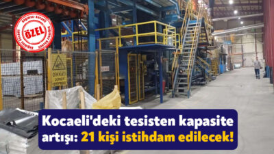 Rvago İnşaat tarafından işletilmekte olan bitümlü yalıtım ürünleri fabrikasında kapasite
