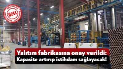 Rvago İnşaat tarafından işletilmekte olan bitümlü yalıtım ürünleri fabrikasında kapasite