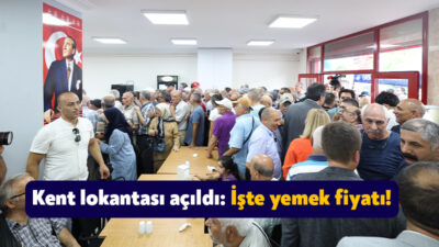 Derince Belediyesi tarafından ilçede hizmet verecek olan Kent Lokantası’nın açılışını