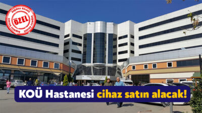 Kocaeli Üniversitesi Hastanesi 11 ay boyunca kullanılmak üzere tomografi cihazı