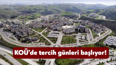 Yükseköğretim Kurumları Sınavı (YKS) sonuçlarının açıklanmasının ardından Kocaeli Üniversitesi'nde de