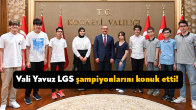 Kocaeli'de Liselere Geçiş Sistemi (LGS) sınavında tüm soruları doğru yanıtlayarak