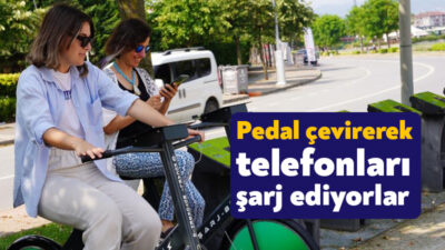 Kocaeli'de kentin farklı noktalarına kurulan Şarj-Bis’ler, hem vatandaşları spora teşvik