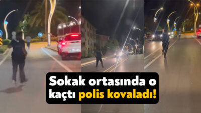 Kocaeli'nin Derince ilçesinde kavgaya karışıp, polisi görünce olay yerinden