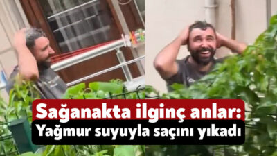 Kocaeli'de etkili olan kuvvetli yağışın ardından Yeşilova Köprüsü'nde adeta doğal