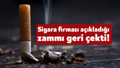 Sigara fiyatlarına zam geldi. Bir firmanın diğer firmalara göre, daha