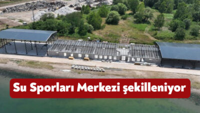 Kocaeli Büyükşehir Belediyesi'nin Türkiye'ye örnek olacak Başiskele Su Sporları Merkezinde