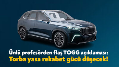 Prof. Dr. Ümit Özlale TBMM’ye sunulan torba yasada TOGG ile