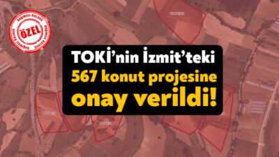TOKİ tarafından İzmit’e yapılacak olan toplu konut projesi için ÇED