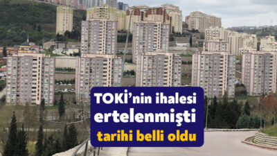 İzmit’te TOKİ tarafından yapılacak ve ÇED raporuna onay verilen konut