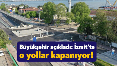 Kocaeli Büyükşehir Belediyesi İzmit’in çeşitli noktalarında yapılacak olan yol bakım