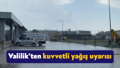 Kocaeli Valiliği, beklenen kuvvetli yağışa karşı vatandaşları uyardı.