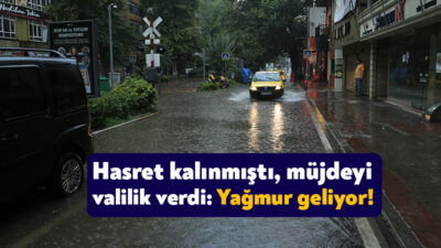 Kocaeli Valiliği yarın (Cuma) Kocaeli’de gök gürültülü sağanak yağış yaşanacağını