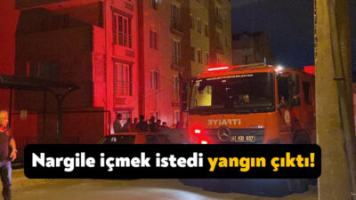 Kocaeli'nin Gebze ilçesinde balkonda nargile hazırlandığı sırada çıkan yangın korkuttu.