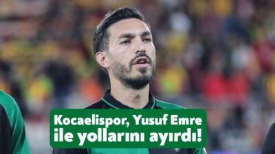 Yeni sezon hazırlıklarına devam eden Kocaelispor’da ayrılık yaşandı. Yeşil siyahlılar,