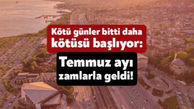Temmuz ayı zamlarla birlikte geldi. Kocaeli’de ulaşıma yapılan yüzde 53’lük
