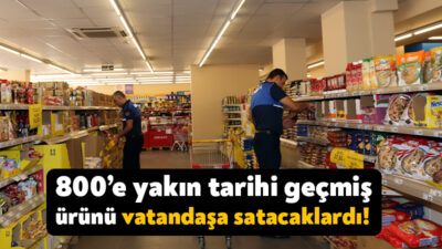 Derince Belediyesi Zabıta ekipler, 30 işletmeye gerçekleştirdiği denetimlerde tarihi geçmiş