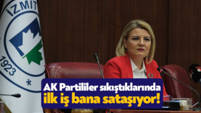 İzmit Belediye Başkanı Fatma Kaplan Hürriyet AK Parti başkanları hakkında