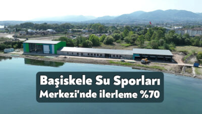 Türkiye’ye örnek olacak Başiskele Su Sporları Merkezinde çalışmalar devam ediyor.