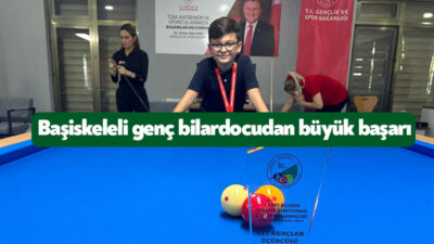 Başiskeleli genç bilardocu Engin Ali Kozluca, Bolu’da 14-18 Ağustos 2024