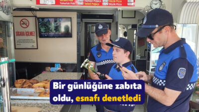 Kocaeli'nin Gölcük ilçesinde özel birey Mustafa Erol'un zabıta olma hayali