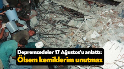 Merkez üssü Kocaeli'nin Gölcük ilçesi olan 17 Ağustos 1999 depreminin