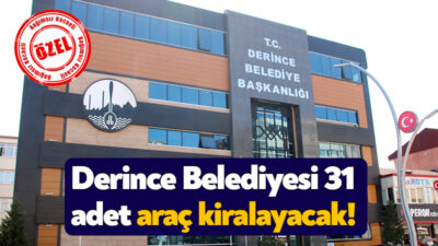 Derince Belediyesi Destek Hizmetleri Müdürlüğü tarafından Derince’de ve Türkiye sınırları