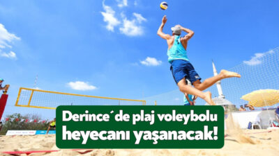 Derince Belediyesi 5,6 ve 7 Eylül’de Harikalar Sahili’nde plaj voleybolu