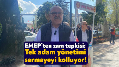Emek Partisi Kocaeli İl Başkanı İlhami Şahbaz elektrik ve doğalgaza