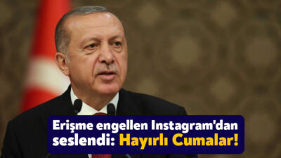 Partili Cumhurbaşkanı Recep Tayyip Erdoğan Instagam’a erişim engeli bulunmasına rağmen
