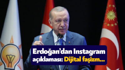 Partili Cumhurbaşkanı Recep Tayyip Erdoğan Instagram’ın kapatılmasının ardından ilk kez