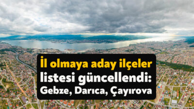Kalabalık nüfusu ve gelişmişlik düzeyi ele alındığında ülkemizde ilçe olma