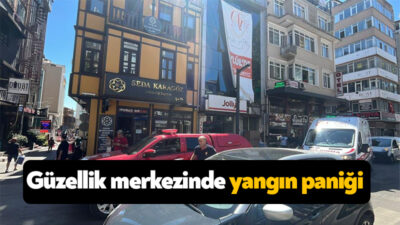 Kocaeli'nin İzmit ilçesinde güzellik merkezinde solaryum cihazının kablosunda çıkan ufak