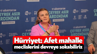 ’17 Ağustos’un Çeyrek Asır Ardından’ etkinliğinde konuşmacı olan İzmit Belediye