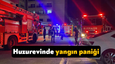 Kocaeli'nin İzmit ilçesindeki huzurevinde çıkan yangın, itfaiye ekiplerinin müdahalesiyle büyümeden