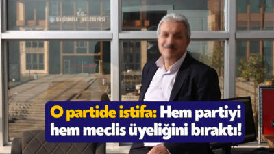 Saadet Partisi Başiskele meclis üyesi Mustafa Gürsoy, hem partisinden hem