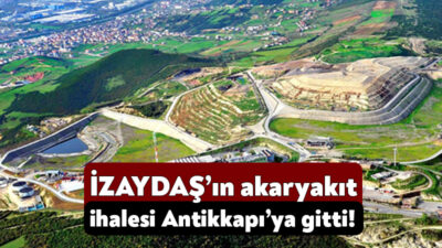 İZAYDAŞ’ın akaryakıt alımı için açtığı ihaleyi Antikkapı kazandı. 88 milyon