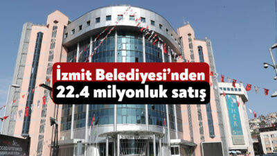 İzmit Belediyesi, belediye bünyesi bulunan bir adet işyerini ve dubleks